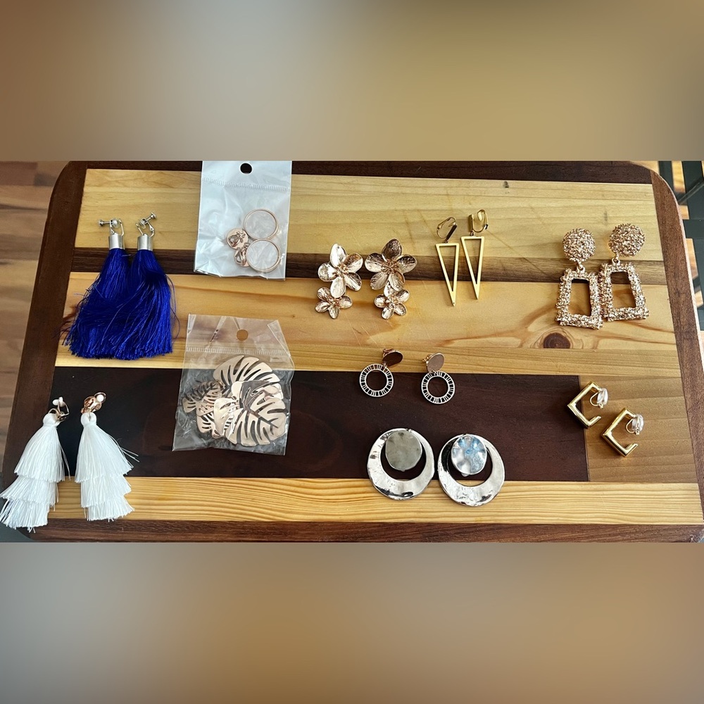 Clip on earrings